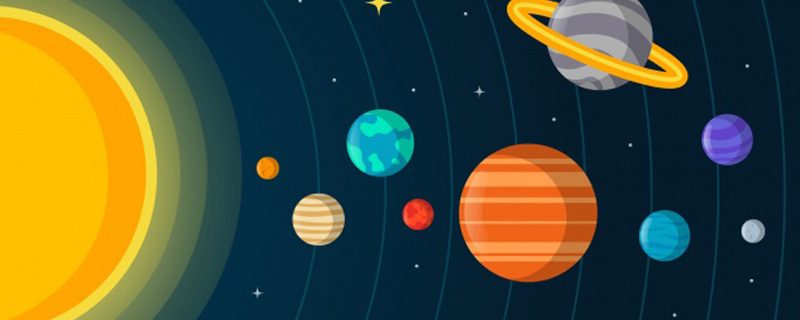 Todos os planetas do sistema solar vão estar visíveis no céu.